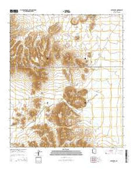 Bates Well Arizona Current topographic map, 1:24000 scale, 7.5 X 7.5 Minute, Year 2014