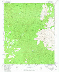 Battleship Butte Arizona Historical topographic map, 1:24000 scale, 7.5 X 7.5 Minute, Year 1974