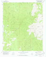 Battleship Butte Arizona Historical topographic map, 1:24000 scale, 7.5 X 7.5 Minute, Year 1974
