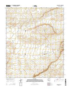 Beacon Well Arizona Current topographic map, 1:24000 scale, 7.5 X 7.5 Minute, Year 2014