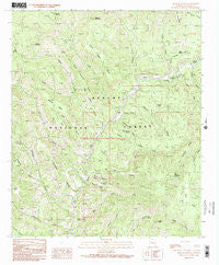 Bear Mountain Arizona Historical topographic map, 1:24000 scale, 7.5 X 7.5 Minute, Year 1991