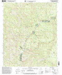 Bear Mountain Arizona Historical topographic map, 1:24000 scale, 7.5 X 7.5 Minute, Year 1997