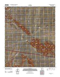 Bear Hills Arizona Historical topographic map, 1:24000 scale, 7.5 X 7.5 Minute, Year 2011