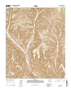 Bear Ridge Arizona Current topographic map, 1:24000 scale, 7.5 X 7.5 Minute, Year 2014