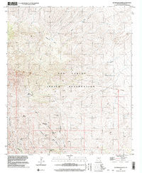 Beargrass Basin Arizona Historical topographic map, 1:24000 scale, 7.5 X 7.5 Minute, Year 1997