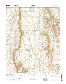 Beautiful Valley Well Arizona Current topographic map, 1:24000 scale, 7.5 X 7.5 Minute, Year 2014