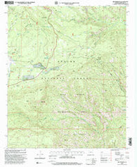 Beaverhead Arizona Historical topographic map, 1:24000 scale, 7.5 X 7.5 Minute, Year 1997