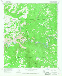 Beckers Butte Arizona Historical topographic map, 1:24000 scale, 7.5 X 7.5 Minute, Year 1966