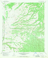 Bee Canyon Arizona Historical topographic map, 1:24000 scale, 7.5 X 7.5 Minute, Year 1967