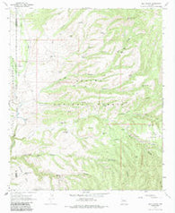 Bee Canyon Arizona Historical topographic map, 1:24000 scale, 7.5 X 7.5 Minute, Year 1967