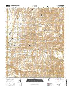 Bee Canyon Arizona Current topographic map, 1:24000 scale, 7.5 X 7.5 Minute, Year 2014