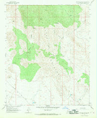 Beecher Canyon Arizona Historical topographic map, 1:24000 scale, 7.5 X 7.5 Minute, Year 1967