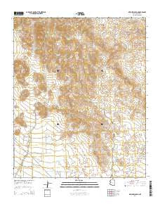 Beecher Canyon Arizona Current topographic map, 1:24000 scale, 7.5 X 7.5 Minute, Year 2014