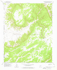 Beeshsikad Spring Arizona Historical topographic map, 1:24000 scale, 7.5 X 7.5 Minute, Year 1972