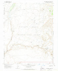 Begashibito Canyon Arizona Historical topographic map, 1:24000 scale, 7.5 X 7.5 Minute, Year 1967