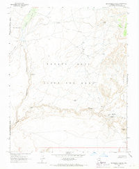 Begashibito Canyon Arizona Historical topographic map, 1:24000 scale, 7.5 X 7.5 Minute, Year 1967