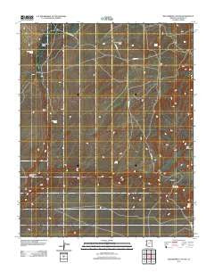 Begashibito Canyon Arizona Historical topographic map, 1:24000 scale, 7.5 X 7.5 Minute, Year 2011
