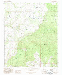 Behm Mesa Arizona Historical topographic map, 1:24000 scale, 7.5 X 7.5 Minute, Year 1986