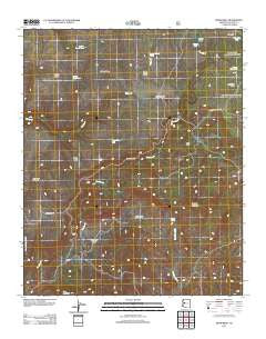 Behm Mesa Arizona Historical topographic map, 1:24000 scale, 7.5 X 7.5 Minute, Year 2012
