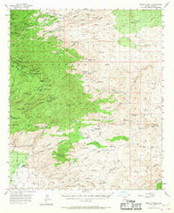 Bellota Ranch Arizona Historical topographic map, 1:62500 scale, 15 X 15 Minute, Year 1957