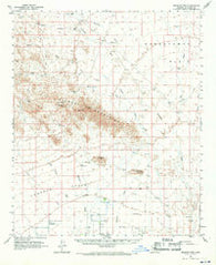 Belmont Mts Arizona Historical topographic map, 1:62500 scale, 15 X 15 Minute, Year 1962