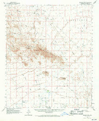 Belmont Mts Arizona Historical topographic map, 1:62500 scale, 15 X 15 Minute, Year 1962