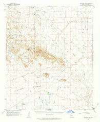 Belmont Mts Arizona Historical topographic map, 1:62500 scale, 15 X 15 Minute, Year 1962