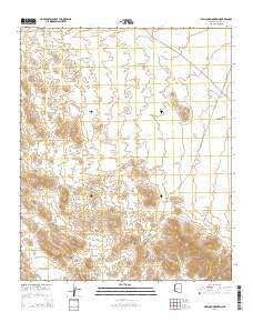 Belmont Mountain Arizona Current topographic map, 1:24000 scale, 7.5 X 7.5 Minute, Year 2014