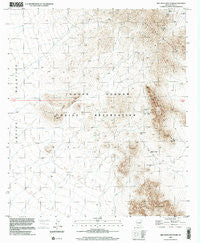 Ben Nevis Mountain Arizona Historical topographic map, 1:24000 scale, 7.5 X 7.5 Minute, Year 1996