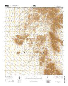 Ben Nevis Mountain Arizona Current topographic map, 1:24000 scale, 7.5 X 7.5 Minute, Year 2014