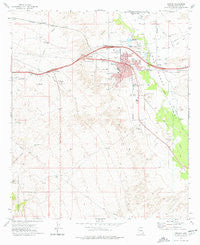 Benson Arizona Historical topographic map, 1:24000 scale, 7.5 X 7.5 Minute, Year 1973