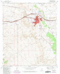 Benson Arizona Historical topographic map, 1:24000 scale, 7.5 X 7.5 Minute, Year 1973