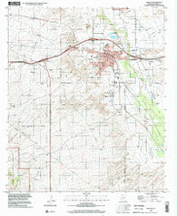 Benson Arizona Historical topographic map, 1:24000 scale, 7.5 X 7.5 Minute, Year 1996