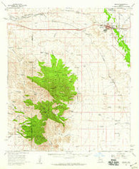 Benson Arizona Historical topographic map, 1:62500 scale, 15 X 15 Minute, Year 1958