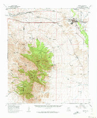 Benson Arizona Historical topographic map, 1:62500 scale, 15 X 15 Minute, Year 1958