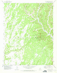 Betatakin Ruin Arizona Historical topographic map, 1:24000 scale, 7.5 X 7.5 Minute, Year 1970