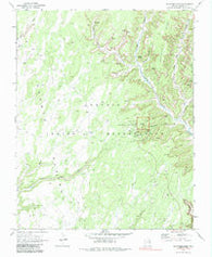 Betatakin Ruin Arizona Historical topographic map, 1:24000 scale, 7.5 X 7.5 Minute, Year 1970