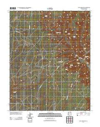 Bubbling Spring Canyon Arizona Historical topographic map, 1:24000 scale, 7.5 X 7.5 Minute, Year 2011