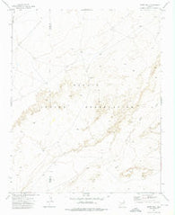 Betty Well Arizona Historical topographic map, 1:24000 scale, 7.5 X 7.5 Minute, Year 1972