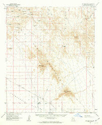 Big Horn Mts Arizona Historical topographic map, 1:62500 scale, 15 X 15 Minute, Year 1961