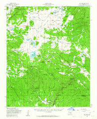 Big Lake Arizona Historical topographic map, 1:62500 scale, 15 X 15 Minute, Year 1958