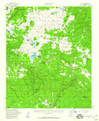 Big Lake Arizona Historical topographic map, 1:62500 scale, 15 X 15 Minute, Year 1958