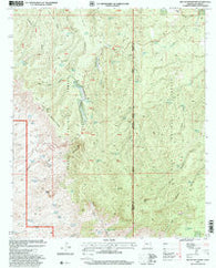 Big Lue Mountains Arizona Historical topographic map, 1:24000 scale, 7.5 X 7.5 Minute, Year 1997