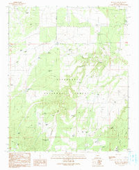 Big Pug Tank Arizona Historical topographic map, 1:24000 scale, 7.5 X 7.5 Minute, Year 1990