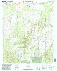 Big Pug Tank Arizona Historical topographic map, 1:24000 scale, 7.5 X 7.5 Minute, Year 1998