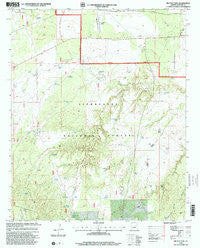 Big Pug Tank Arizona Historical topographic map, 1:24000 scale, 7.5 X 7.5 Minute, Year 1998