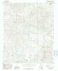 Big Shipp Mountain Arizona Historical topographic map, 1:24000 scale, 7.5 X 7.5 Minute, Year 1986