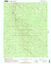 Big Springs Arizona Historical topographic map, 1:24000 scale, 7.5 X 7.5 Minute, Year 1988