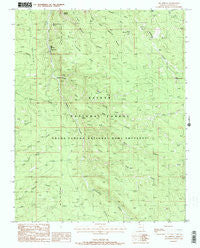 Big Springs Arizona Historical topographic map, 1:24000 scale, 7.5 X 7.5 Minute, Year 1988