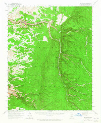 Big Springs Arizona Historical topographic map, 1:62500 scale, 15 X 15 Minute, Year 1958